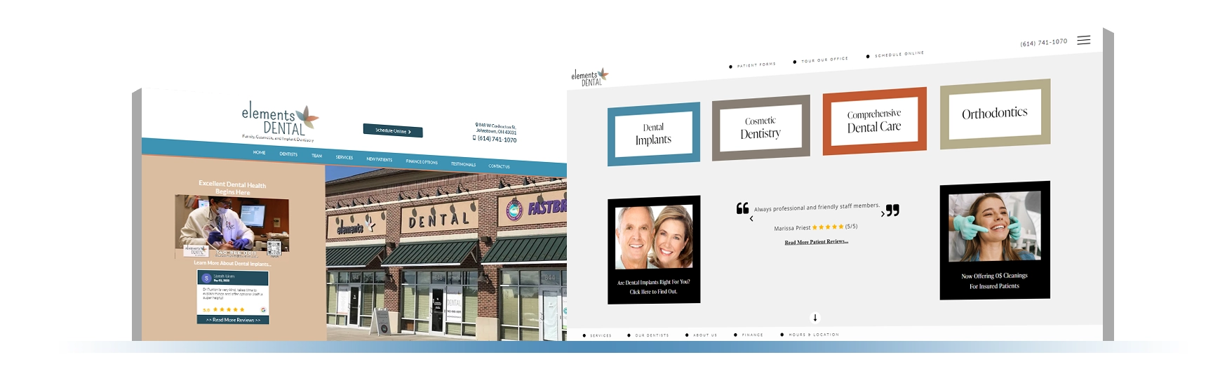 elmentsdental Dental websites